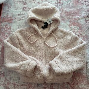 Forever 21 Sherpa Hooded Jacket